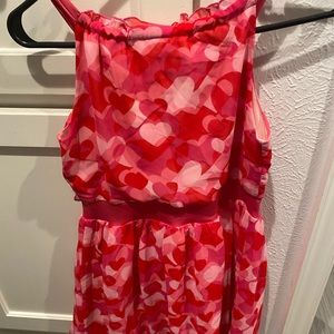 American girl valentine heart dress